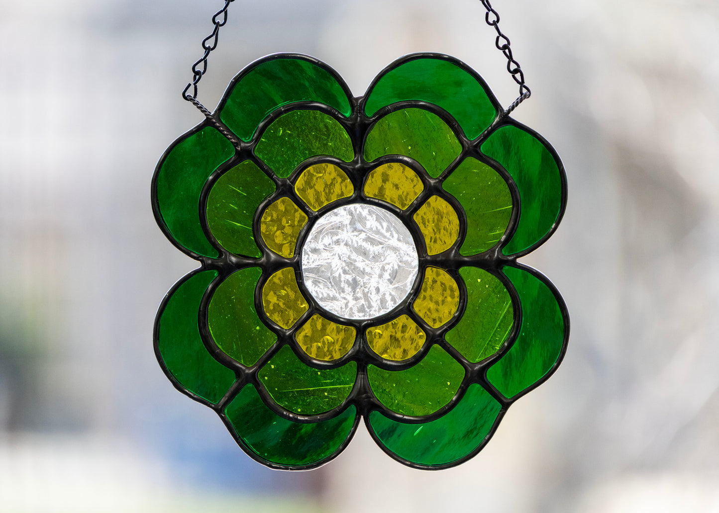 Clover Flower • Stained Glass Pattern • Digital Download • HOBBY LICENSE