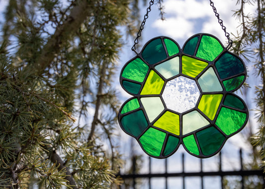 Clover Gem • Stained Glass Pattern • Digital Download • HOBBY LICENSE