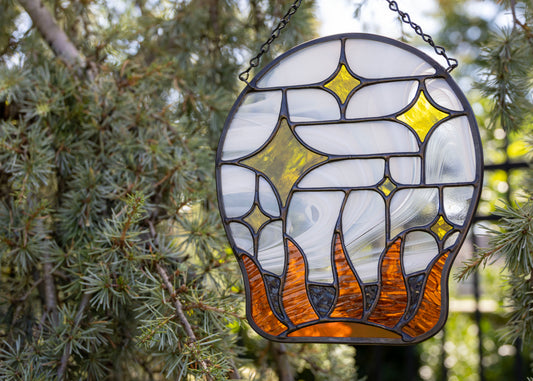 Crystal Ball • Stained Glass Pattern • Digital Download • HOBBY LICENSE