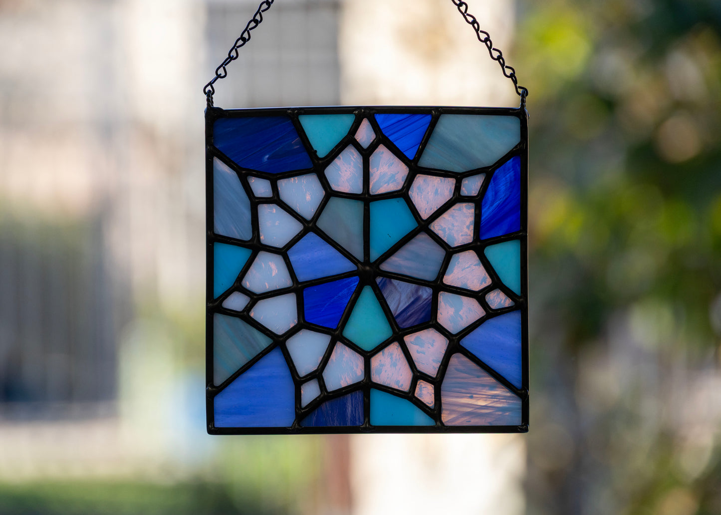 Patchwork Snowflake • Stained Glass Pattern • Digital Download • HOBBY LICENSE