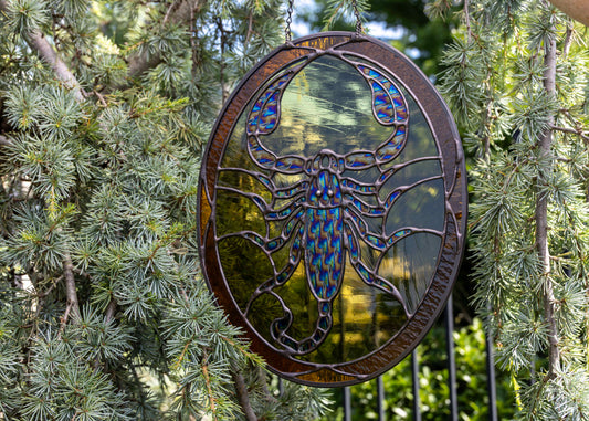 Scorpion • Stained Glass Pattern • Digital Download • HOBBY LICENSE