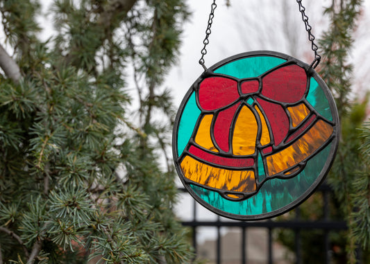 Sleigh Bells • Stained Glass Pattern • Digital Download • HOBBY LICENSE