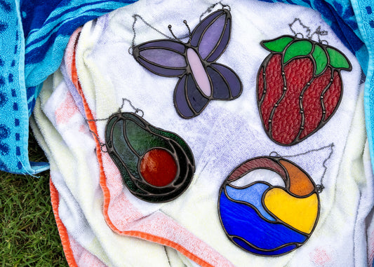 Summer Funcatchers • Pattern Bundle (3 Projects + 1 Free) • Stained Glass Patterns • Digital Download • HOBBY LICENSE