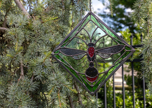 Velvet Ant • Stained Glass Pattern • Digital Download • HOBBY LICENSE