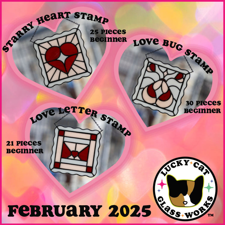Break Glass Not Hearts | February 2025 Stained Glass Patterns