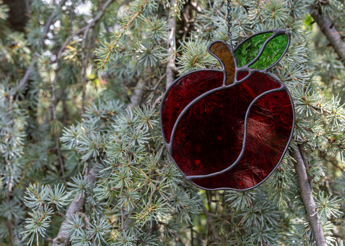 Apple Suncatcher • Stained Glass Pattern • Digital Download • HOBBY LICENSE