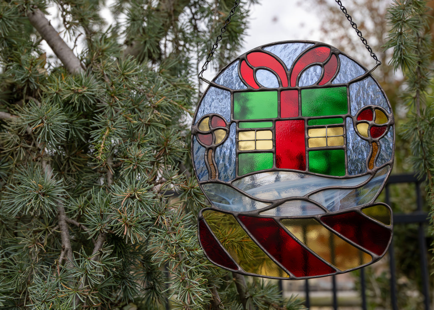 Candy House Snow Globe • Stained Glass Pattern • Digital Download • HOBBY LICENSE