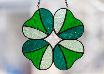 Clover Star • Stained Glass Pattern • Digital Download • HOBBY LICENSE