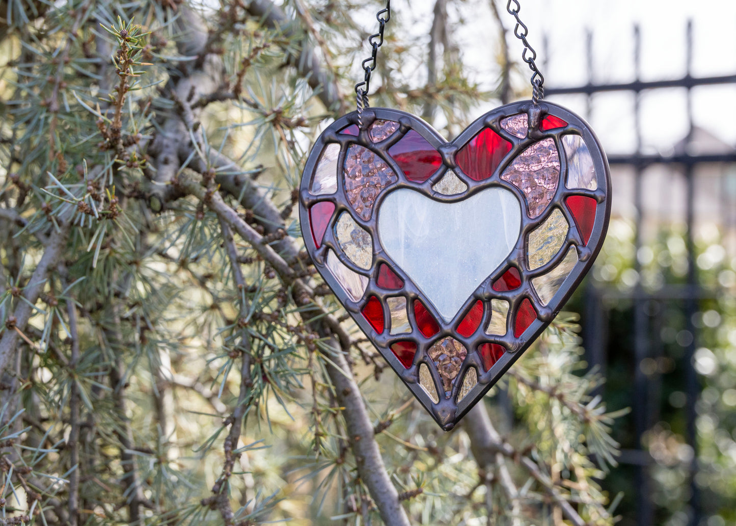 Gem Heart • Stained Glass Pattern • Digital Download • HOBBY LICENSE