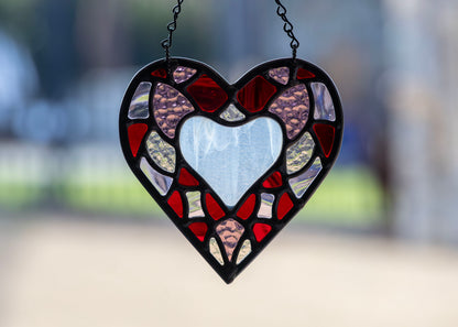 Gem Heart • Stained Glass Pattern • Digital Download • HOBBY LICENSE