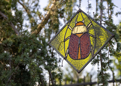 June Bug • Stained Glass Pattern • Digital Download • HOBBY LICENSE