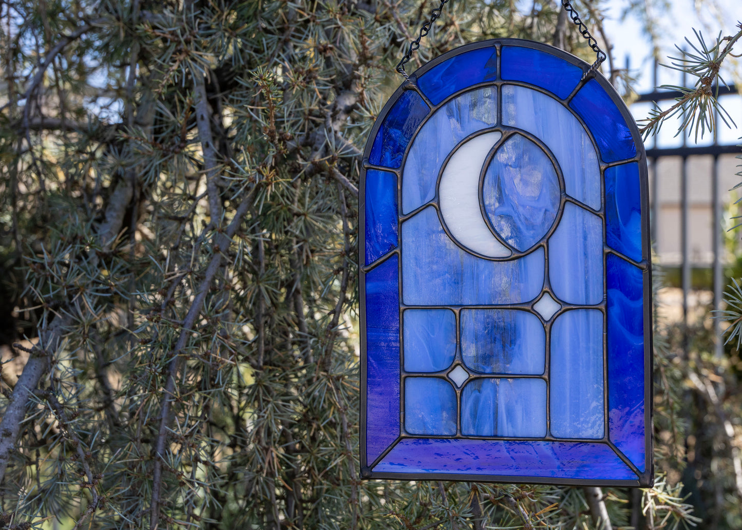 Moon Portal • Stained Glass Pattern • Digital Download • HOBBY LICENSE