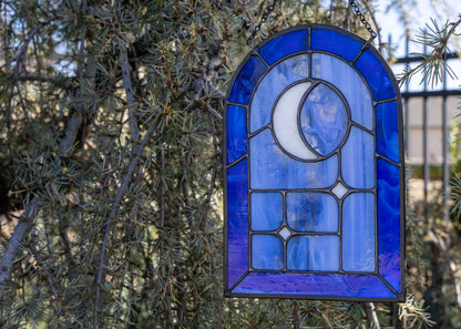 Moon Portal • Stained Glass Pattern • Digital Download • HOBBY LICENSE