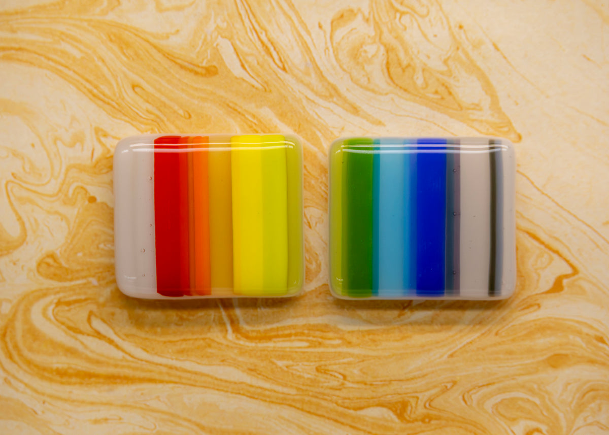 Duo Rainbow Square Magnets