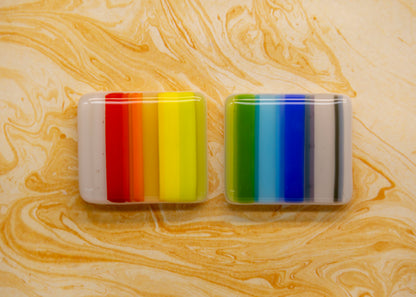 Duo Rainbow Square Magnets