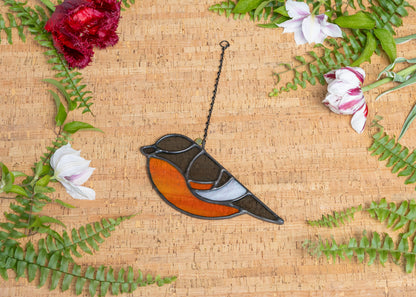 ORIOLE • Stained Glass Art • Suncatcher