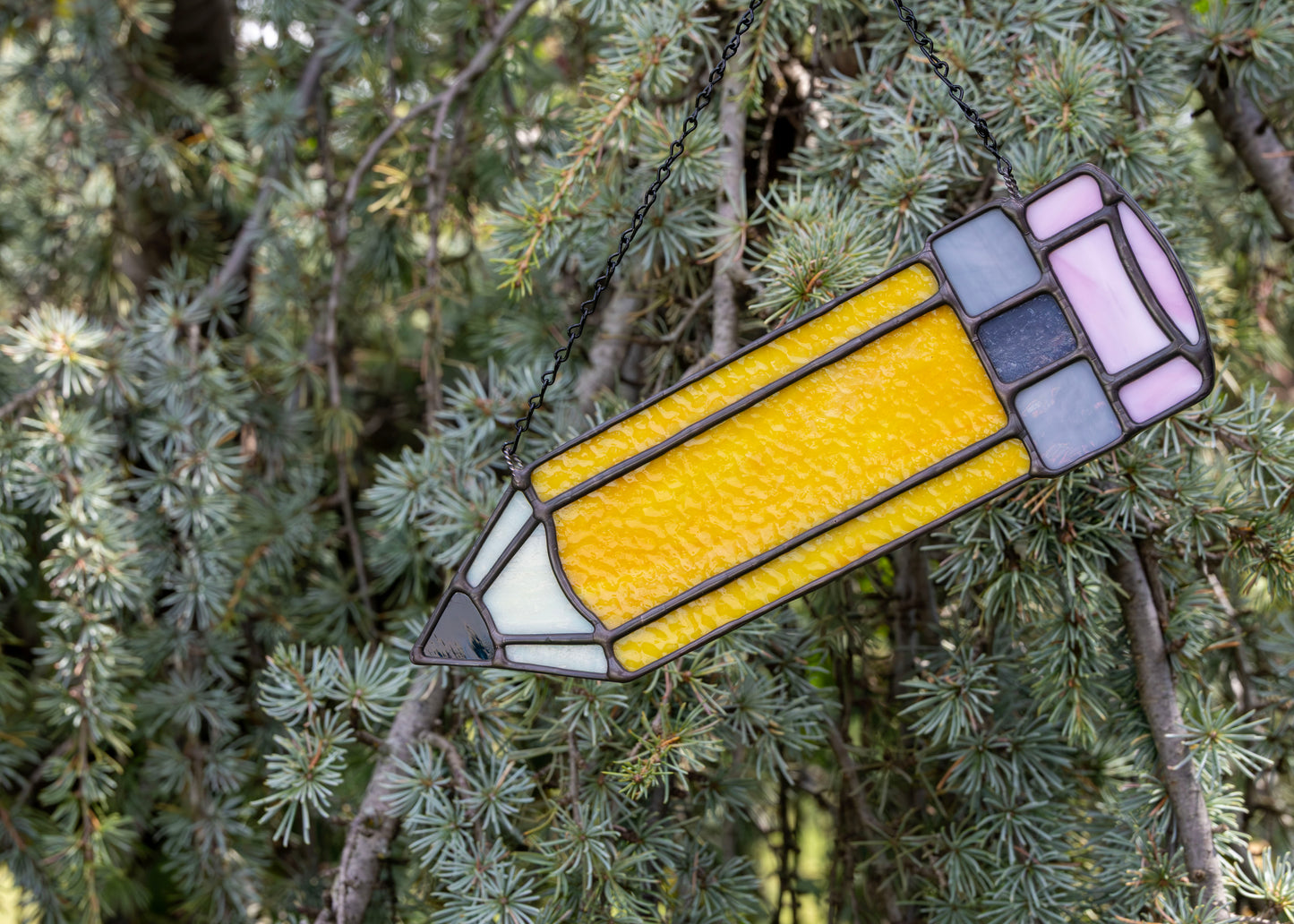Pencil Suncatcher • Stained Glass Pattern • Digital Download • HOBBY LICENSE