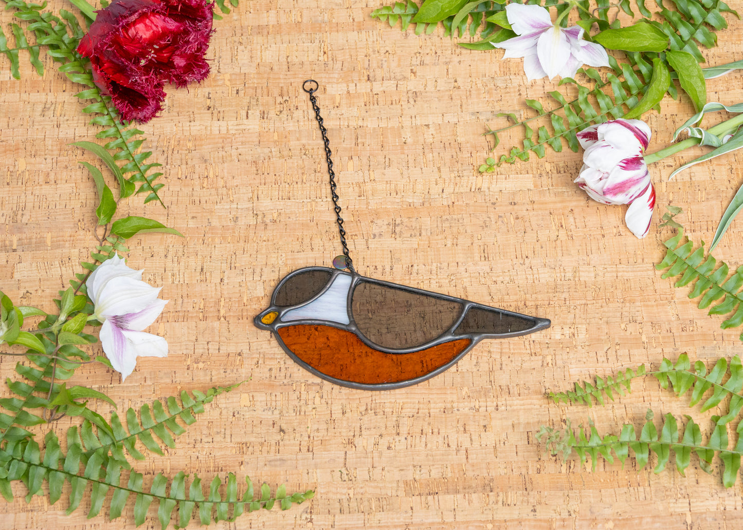 ROBIN • Stained Glass Art • Suncatcher