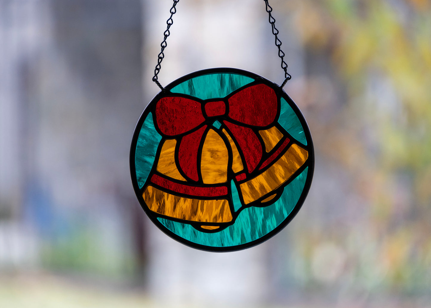 Sleigh Bells • Stained Glass Pattern • Digital Download • HOBBY LICENSE