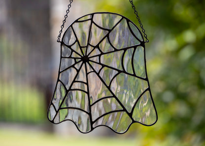 Spiderweb Ghost • Stained Glass Pattern • Digital Download • HOBBY LICENSE