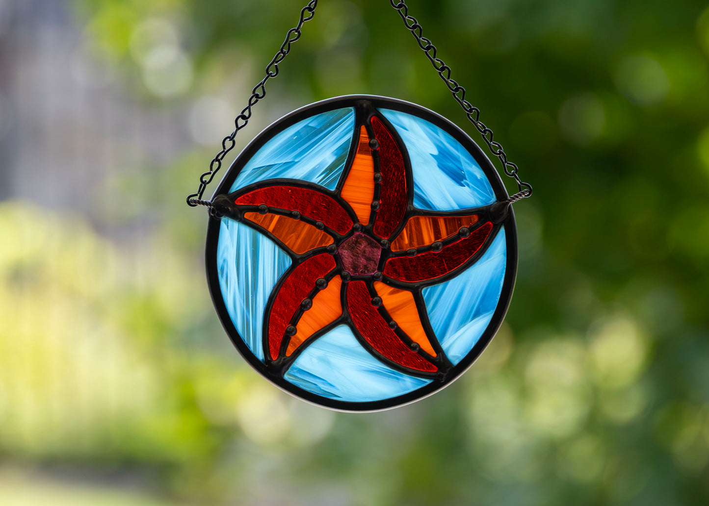 Starfish • Stained Glass Pattern • Digital Download • HOBBY LICENSE
