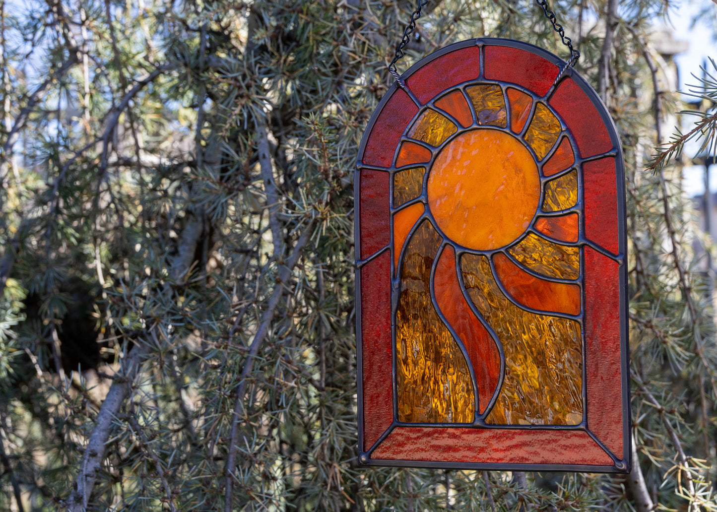 Sun Portal • Stained Glass Pattern • Digital Download • HOBBY LICENSE