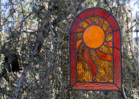 Sun Portal • Stained Glass Pattern • Digital Download • HOBBY LICENSE