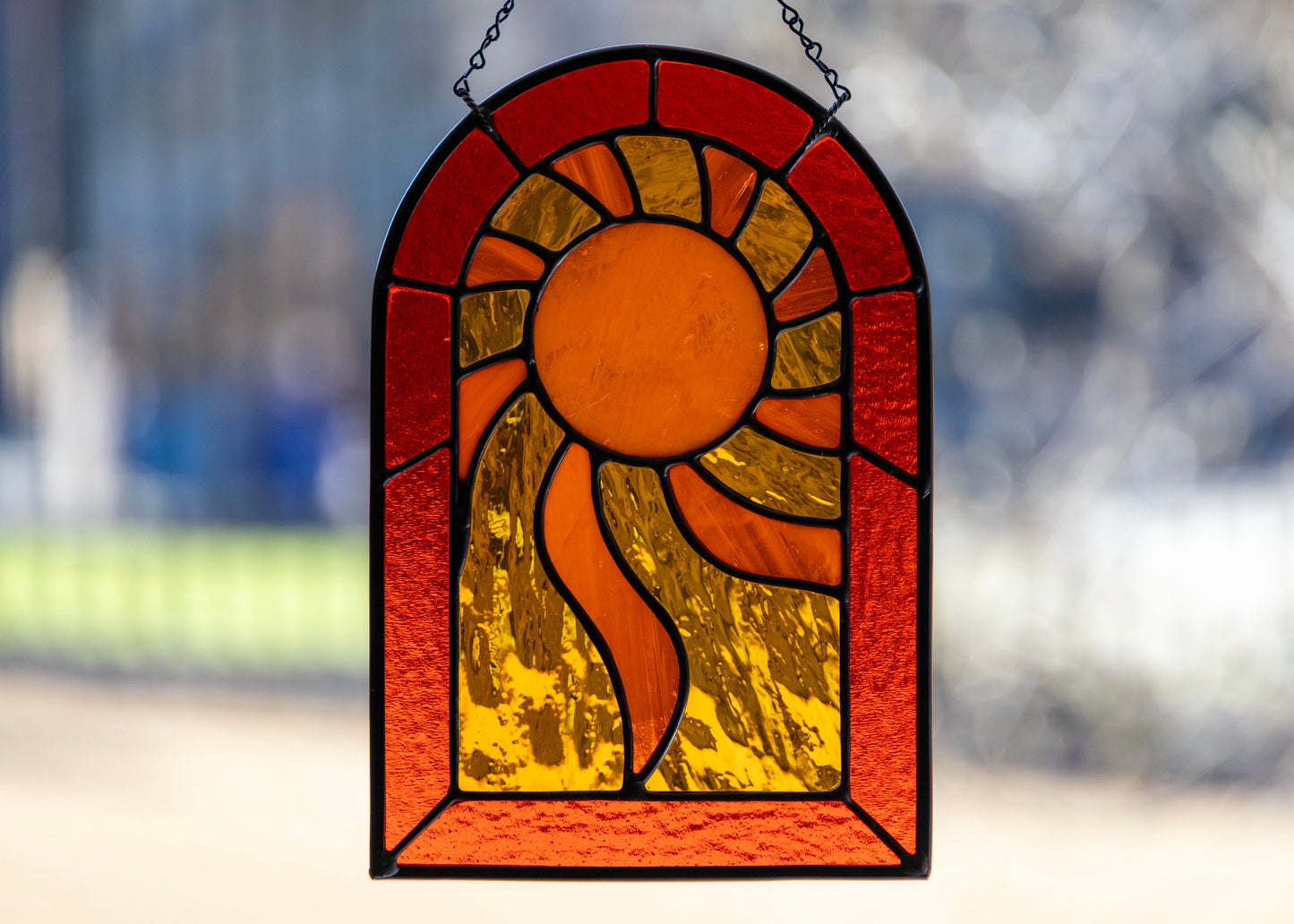 Sun Portal • Stained Glass Pattern • Digital Download • HOBBY LICENSE