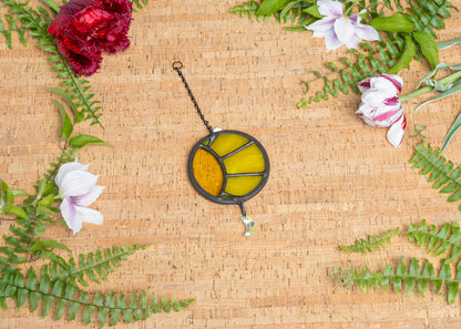 SUNBEAM SUNCATCHER "II" • Stained Glass Art • Suncatcher