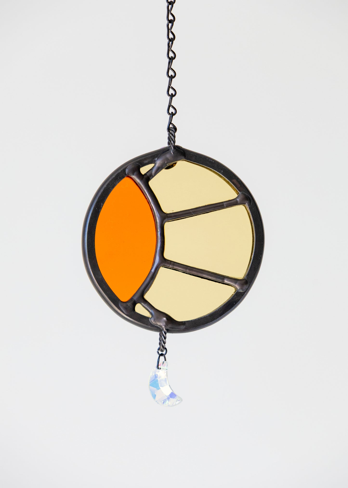 SUNBEAM SUNCATCHER "I" • Stained Glass Art • Suncatcher