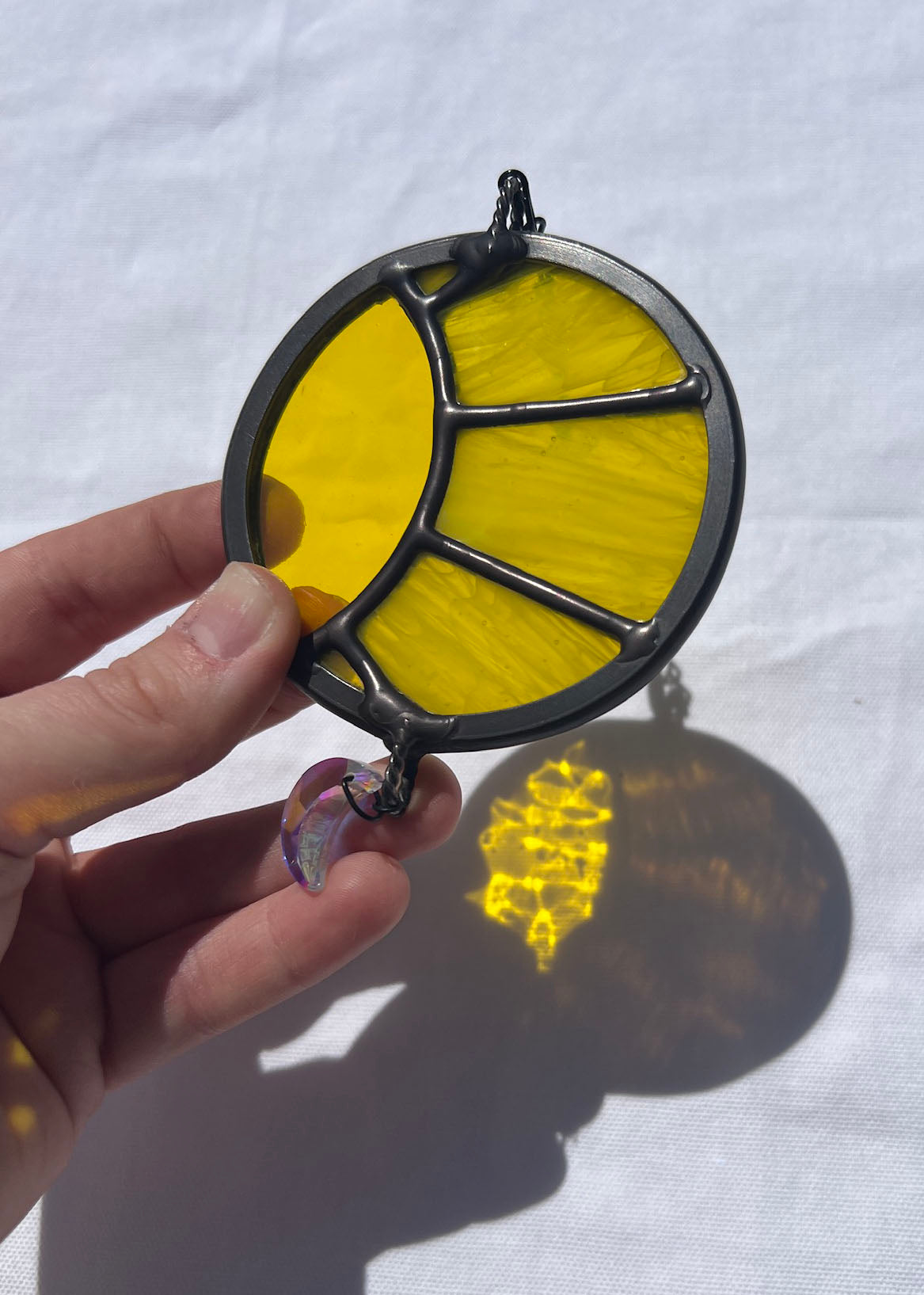 SUNBEAM SUNCATCHER "II" • Stained Glass Art • Suncatcher