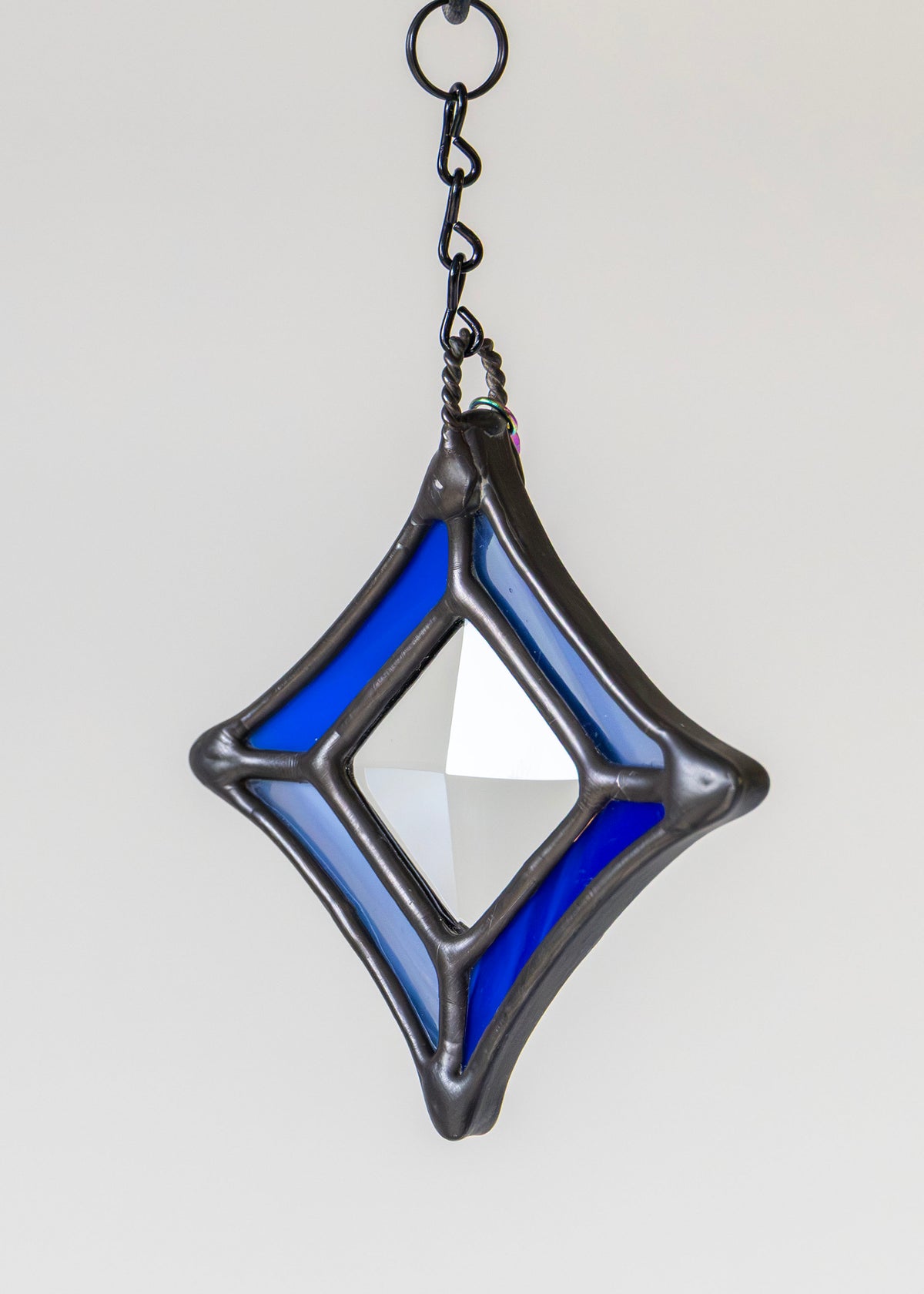 BEVEL STARS "CLEAR" • Stained Glass Art • Suncatcher