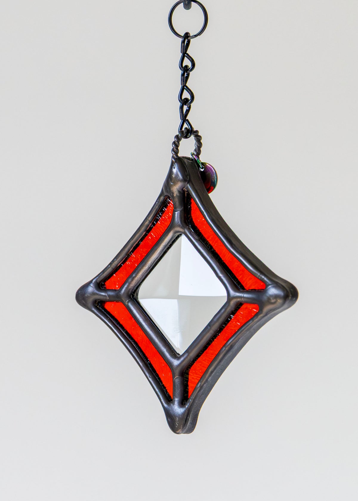 BEVEL STARS "CLEAR" • Stained Glass Art • Suncatcher