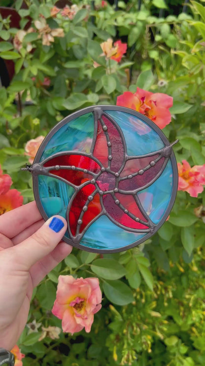 Starfish • Stained Glass Pattern • Digital Download • HOBBY LICENSE