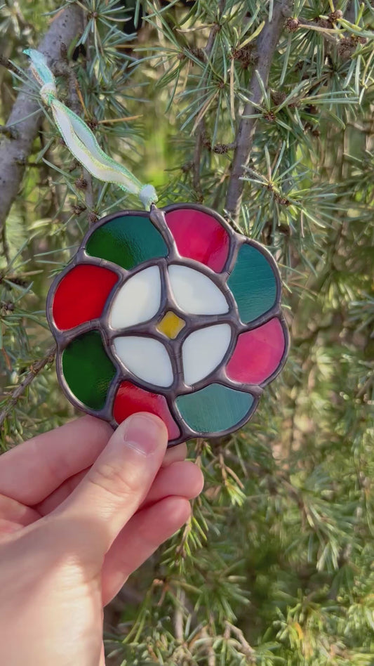 Winter Ornaments • Stained Glass Pattern • Digital Download • HOBBY LICENSE