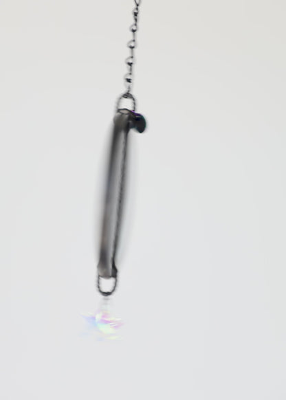 MOONBEAM SUNCATCHER • Stained Glass Art • Suncatcher